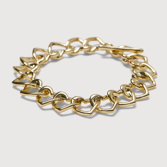 Rachel Parcell - Gold Heart Chain Bracelet - Picture 11 of 13